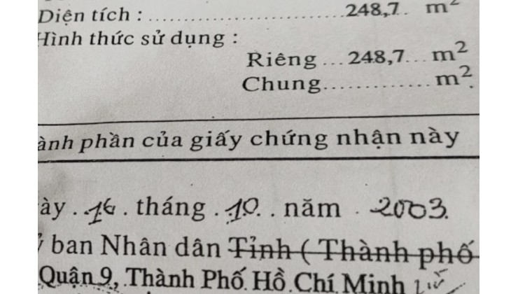 Nhà Bán Mặt Tiền Số Kinh Doanh đường Dương Đình Hội Quận 9  chỉ hơn 5 Tỷ 121m2